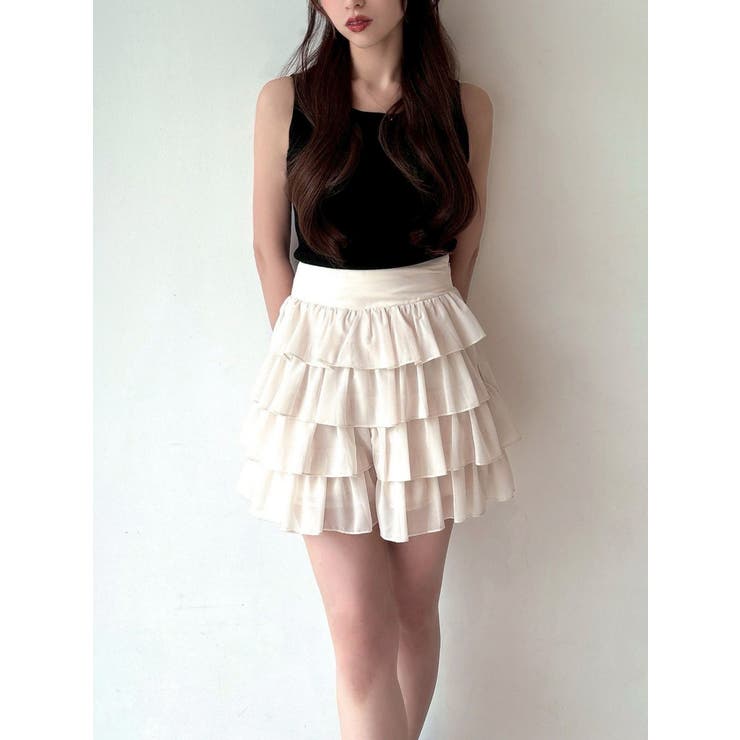 フリルショートパンツ【セットアップ着用可能】 | RESEXXY | 詳細画像2 