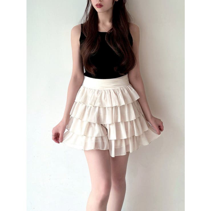 フリルショートパンツ【セットアップ着用可能】 | RESEXXY | 詳細画像3 