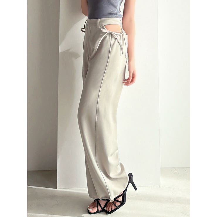 ベージュ | ウエストオープンパンツ | RESEXXY