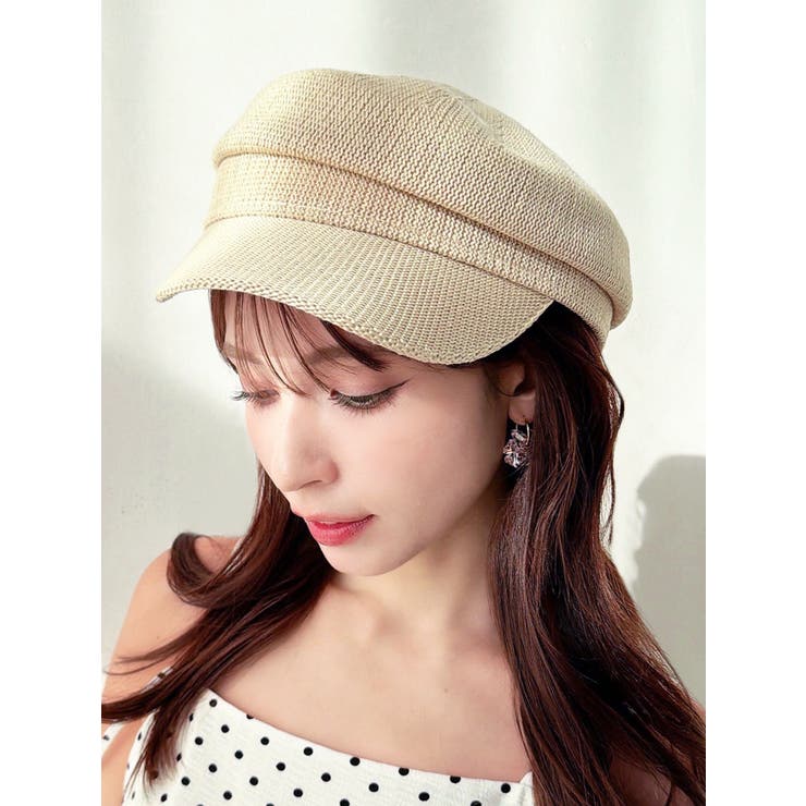 ベージュ | ラフィアライクキャスケット | RESEXXY