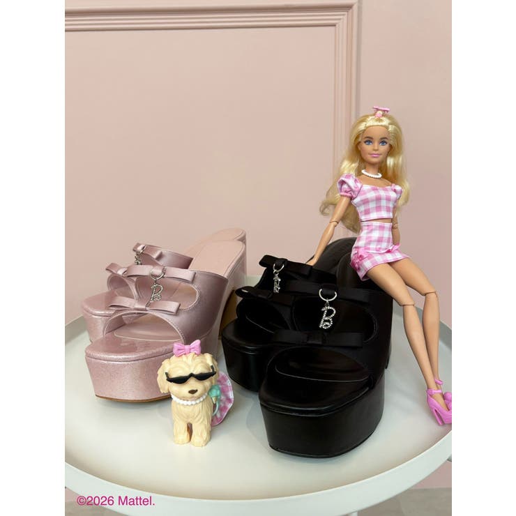 【Barbie】厚底リボンサンダル | RESEXXY | 詳細画像4 
