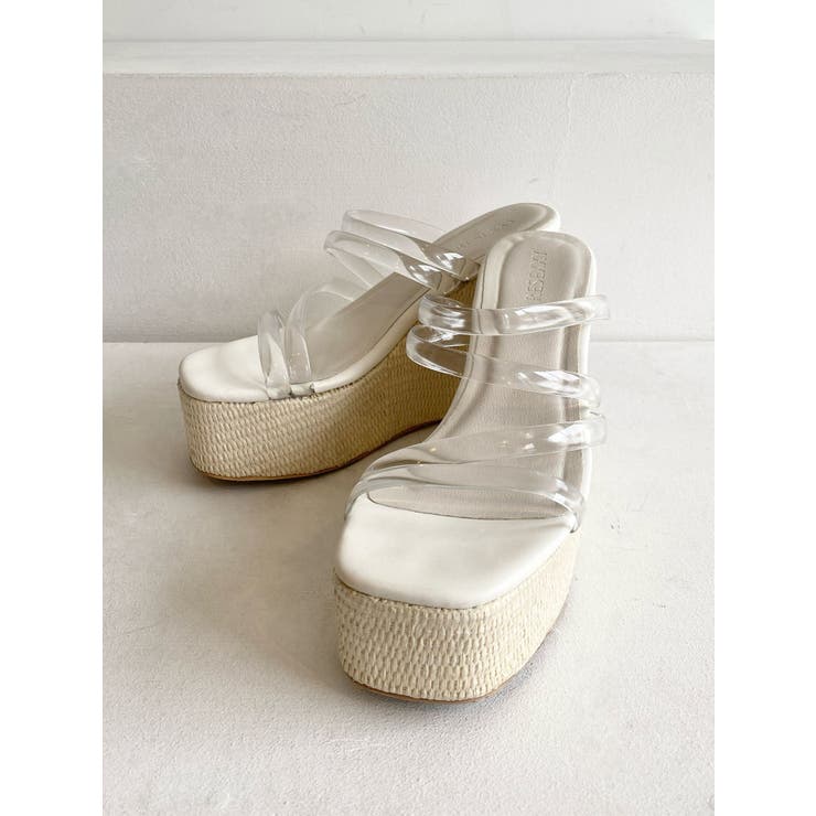 クリアウェッジサンダル | RESEXXY | 詳細画像1 