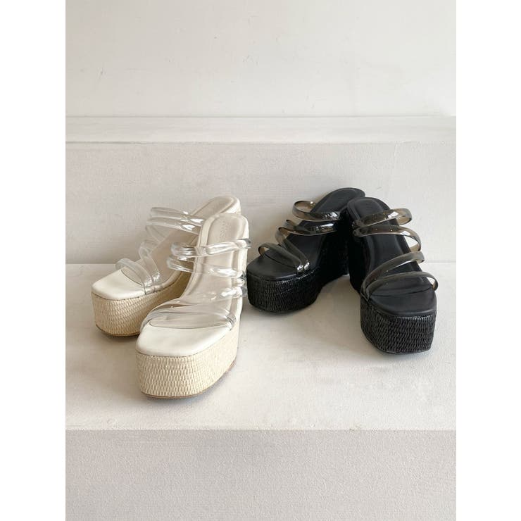 クリアウェッジサンダル | RESEXXY | 詳細画像2 