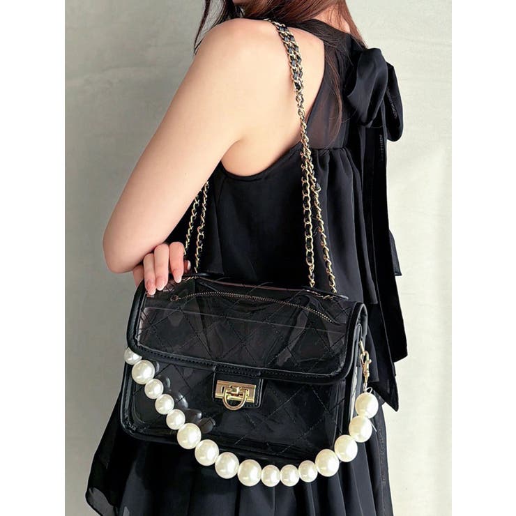 ブラック | カラークリアハンドバッグ | RESEXXY