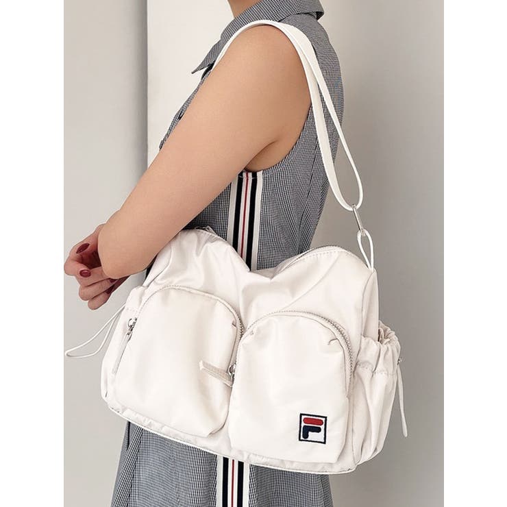 アイボリー | 【FILA】マルチポケットナイロンバッグ | RESEXXY