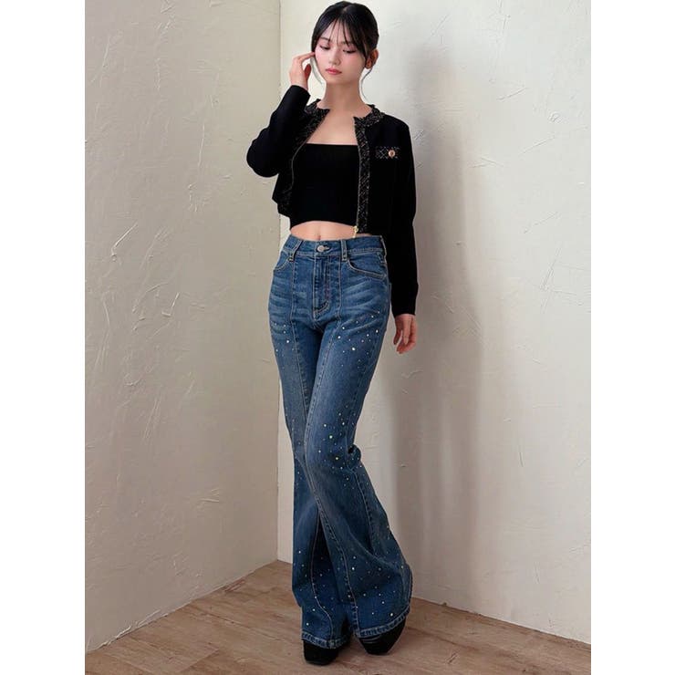 ラインストーンデニムパンツ | RESEXXY | 詳細画像19 