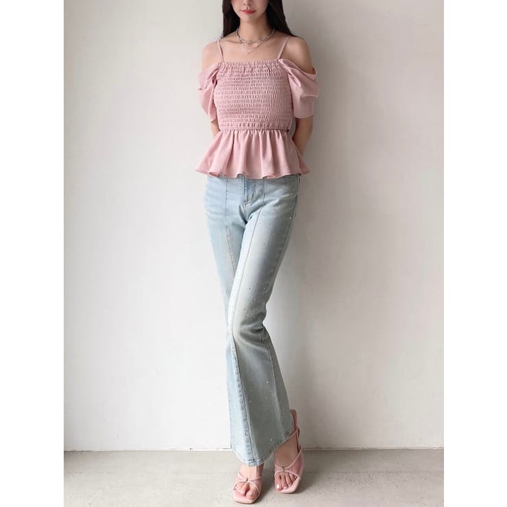 ラインストーンデニムパンツ | RESEXXY | 詳細画像25 