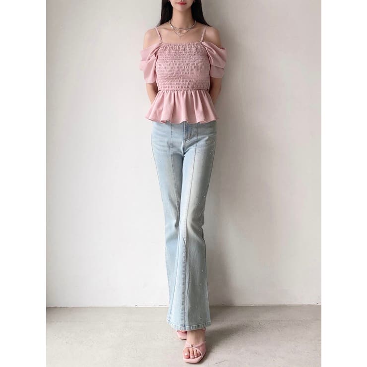 ラインストーンデニムパンツ | RESEXXY | 詳細画像26 