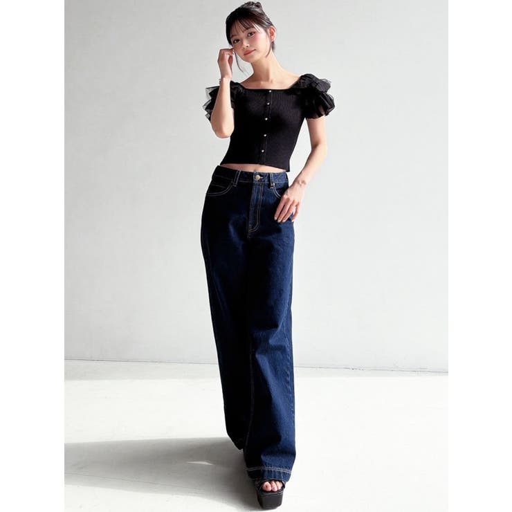 バックリボンデニムパンツ | RESEXXY | 詳細画像10 