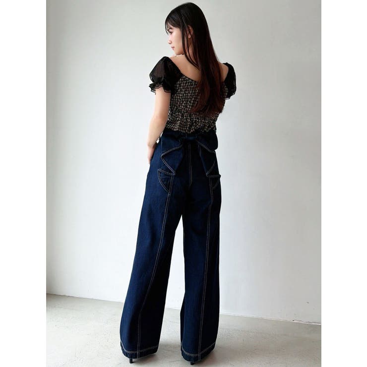 バックリボンデニムパンツ | RESEXXY | 詳細画像17 