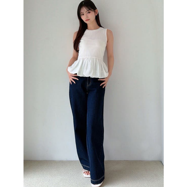 バックリボンデニムパンツ | RESEXXY | 詳細画像21 