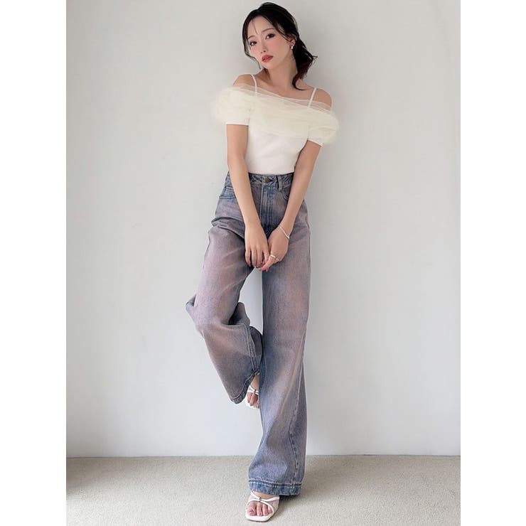 バックリボンデニムパンツ | RESEXXY | 詳細画像3 