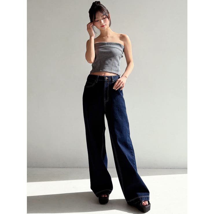 バックリボンデニムパンツ | RESEXXY | 詳細画像31 