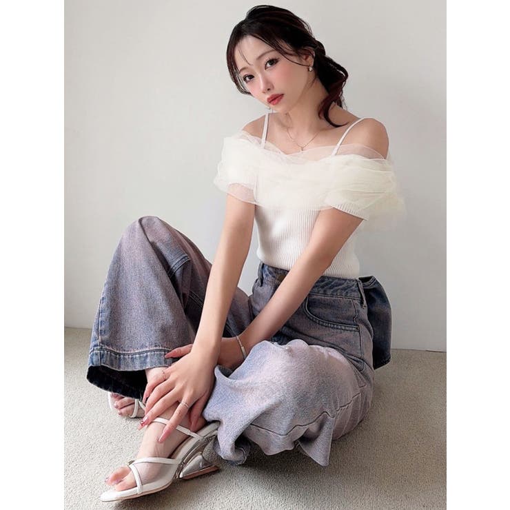 バックリボンデニムパンツ | RESEXXY | 詳細画像5 