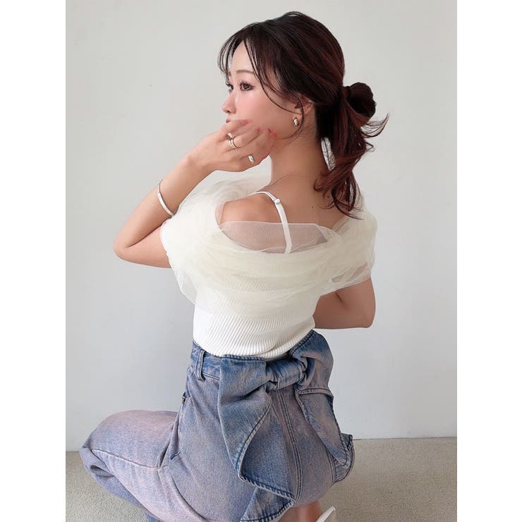 バックリボンデニムパンツ | RESEXXY | 詳細画像6 