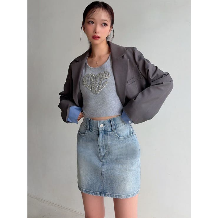 ベーシックデニムミニスカート | RESEXXY | 詳細画像2 