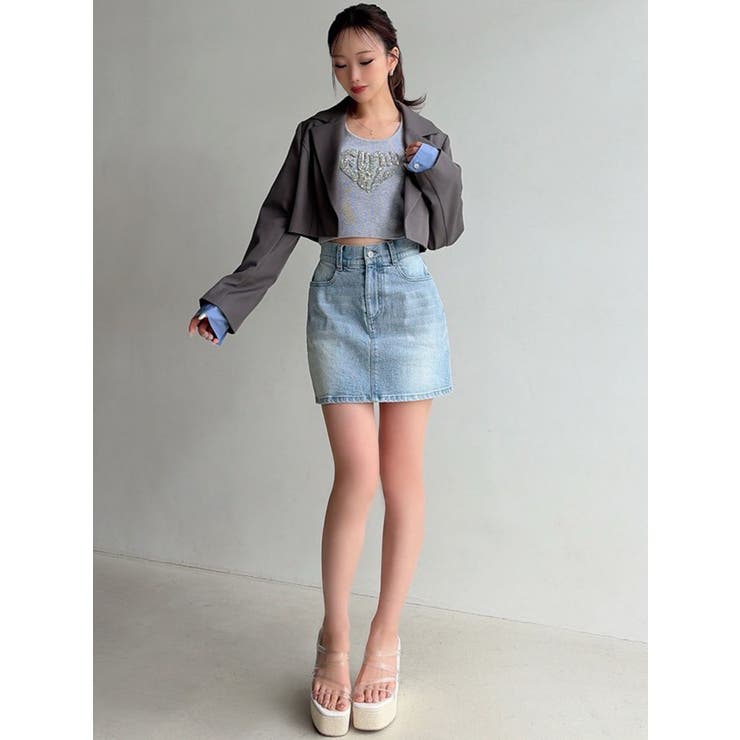 ベーシックデニムミニスカート | RESEXXY | 詳細画像4 