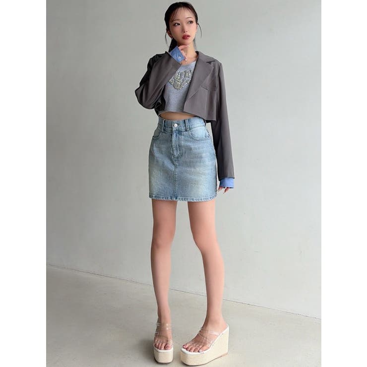 ベーシックデニムミニスカート | RESEXXY | 詳細画像5 