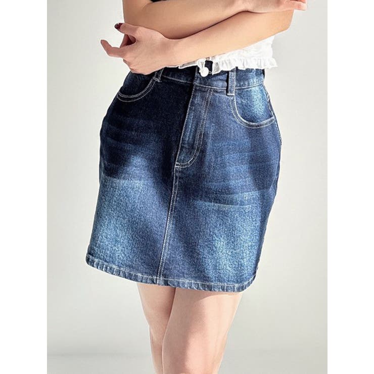 インディゴ | ベーシックデニムミニスカート | RESEXXY