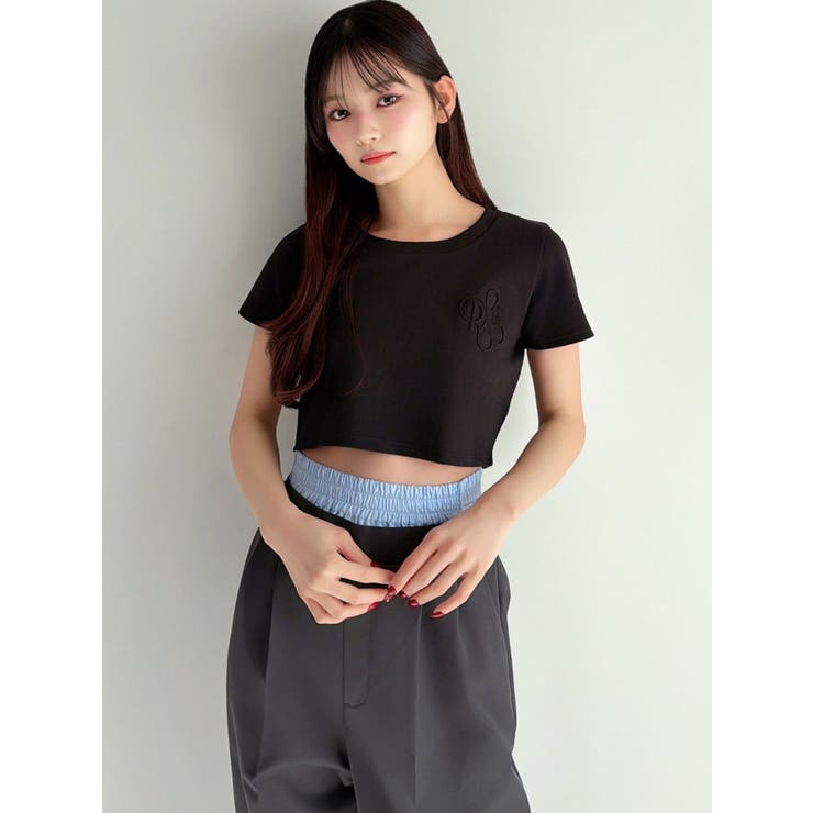 エンボスロゴクロップドTシャツ | RESEXXY | 詳細画像25 