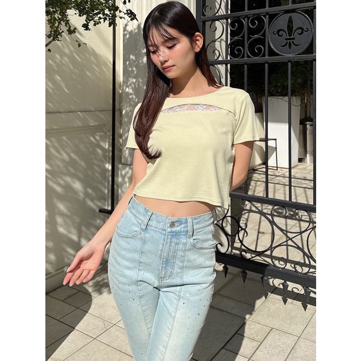 ポイントレースTシャツ | RESEXXY | 詳細画像2 