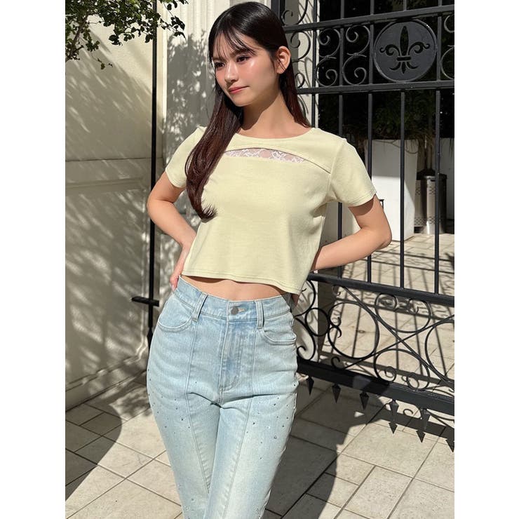 ポイントレースTシャツ | RESEXXY | 詳細画像3 