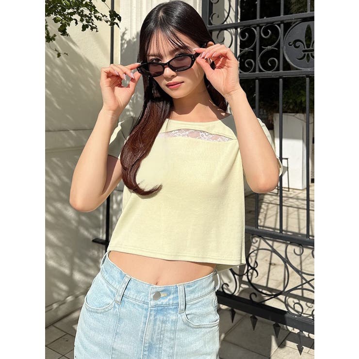 ポイントレースTシャツ | RESEXXY | 詳細画像5 