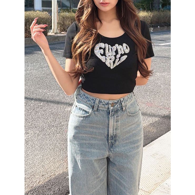ブラック | ルミナスロゴTシャツ | RESEXXY