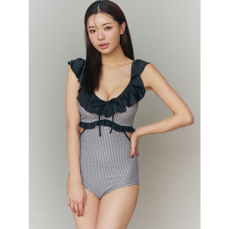 【swimwear】フリルデザインワンピース | RESEXXY | 詳細画像5 