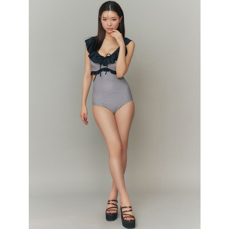【swimwear】フリルデザインワンピース | RESEXXY | 詳細画像6 