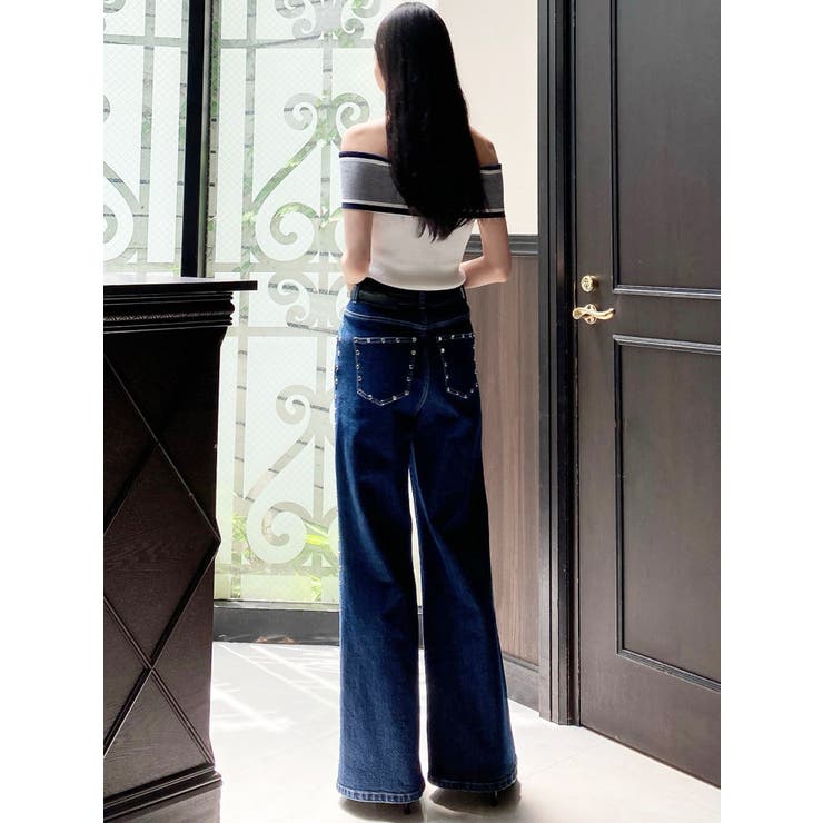 スタッズデザインデニムパンツ | RESEXXY | 詳細画像15 