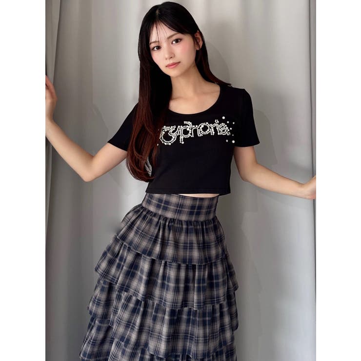 デコラティブクロップドTシャツ | RESEXXY | 詳細画像2 