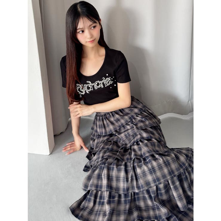 デコラティブクロップドTシャツ | RESEXXY | 詳細画像4 