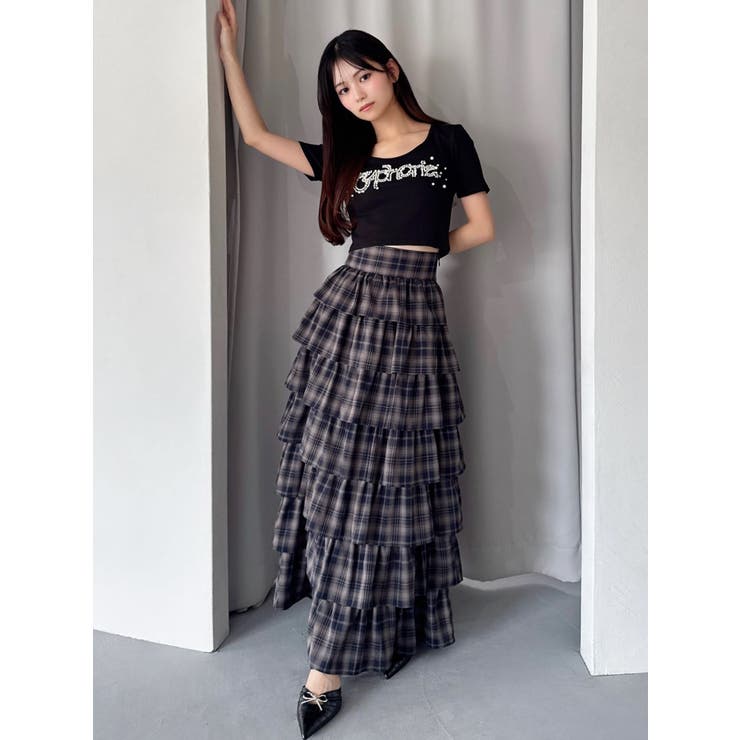 デコラティブクロップドTシャツ | RESEXXY | 詳細画像5 
