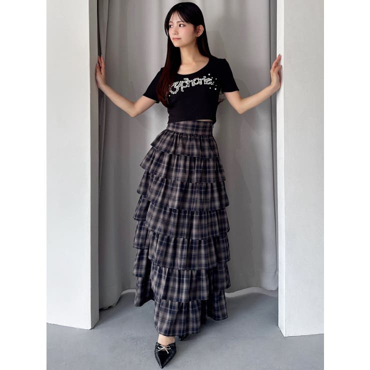 デコラティブクロップドTシャツ | RESEXXY | 詳細画像6 