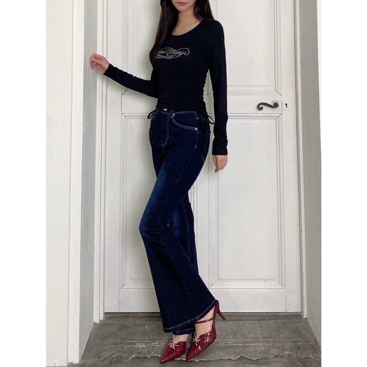 【骨格ストレート向け】サイドドロストロングTシャツ | RESEXXY | 詳細画像13 