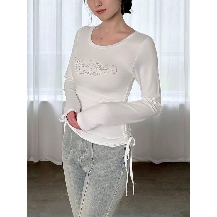 【骨格ストレート向け】サイドドロストロングTシャツ | RESEXXY | 詳細画像3 