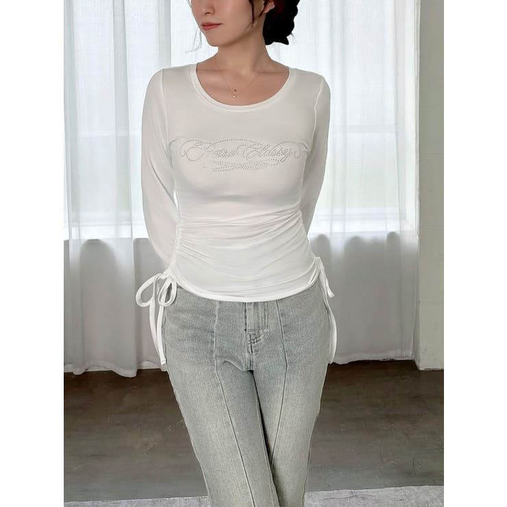 【骨格ストレート向け】サイドドロストロングTシャツ | RESEXXY | 詳細画像4 