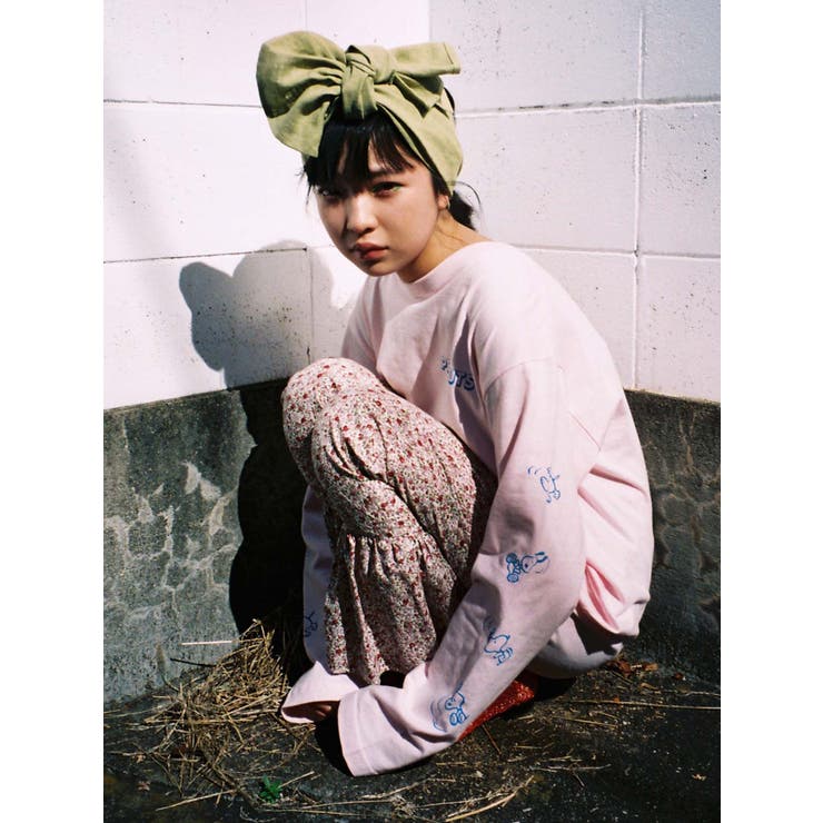 フレアflowerパンツ[品番：MKSW0020386]｜merry jenny