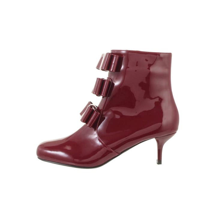 エナメルリボンブーツ[品番：MKSW0020797]｜merry jenny（メリージェ二  