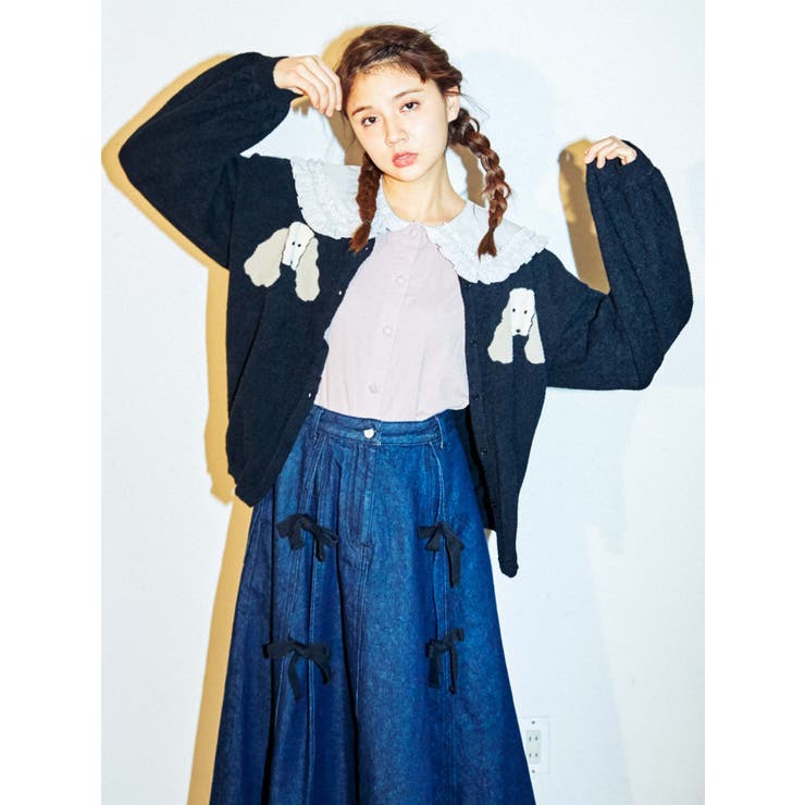 わんわんニットカーディガン 品番 Mksw Merry Jenny メリー ジェリー のレディースファッション通販 Shoplist ショップリスト