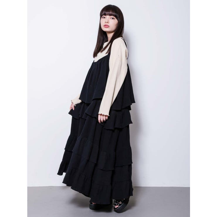 merry jenny ティアードワンピース レースティアードキャミワンピース（ワンピース）｜merry jenny