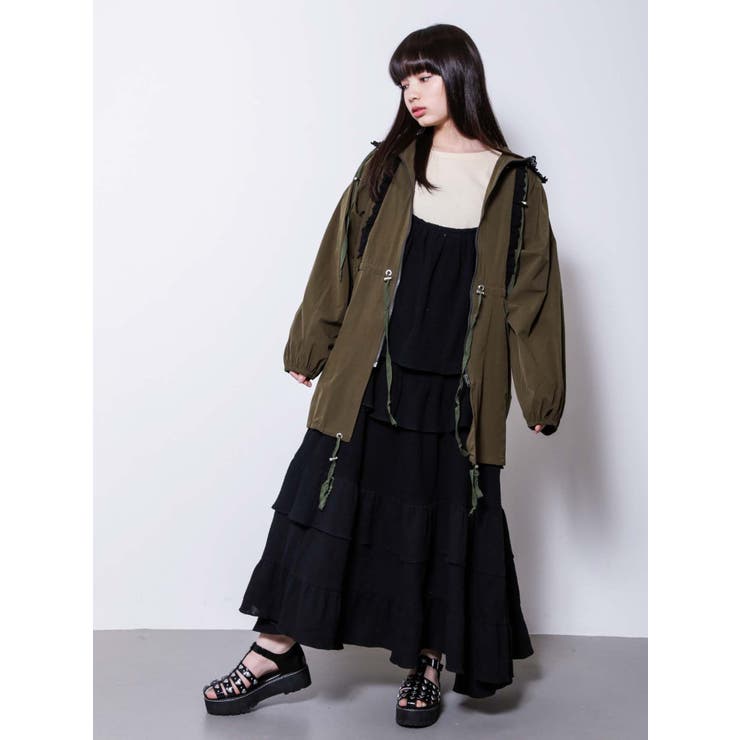ティアードティアードワンピース[品番：MKSW0021009]｜merry