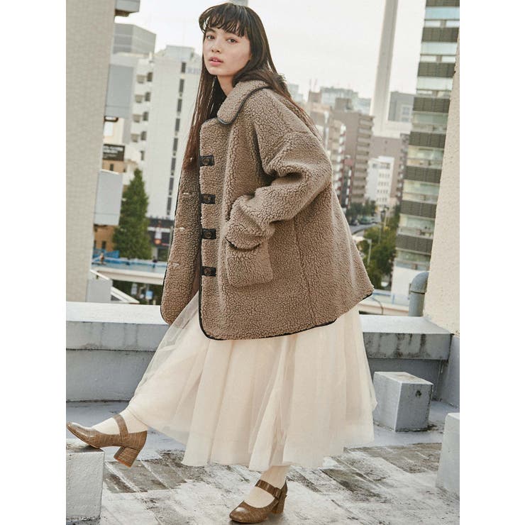 パイピングボアルーズジャケット[品番：MKSW0022869]｜merry jenny