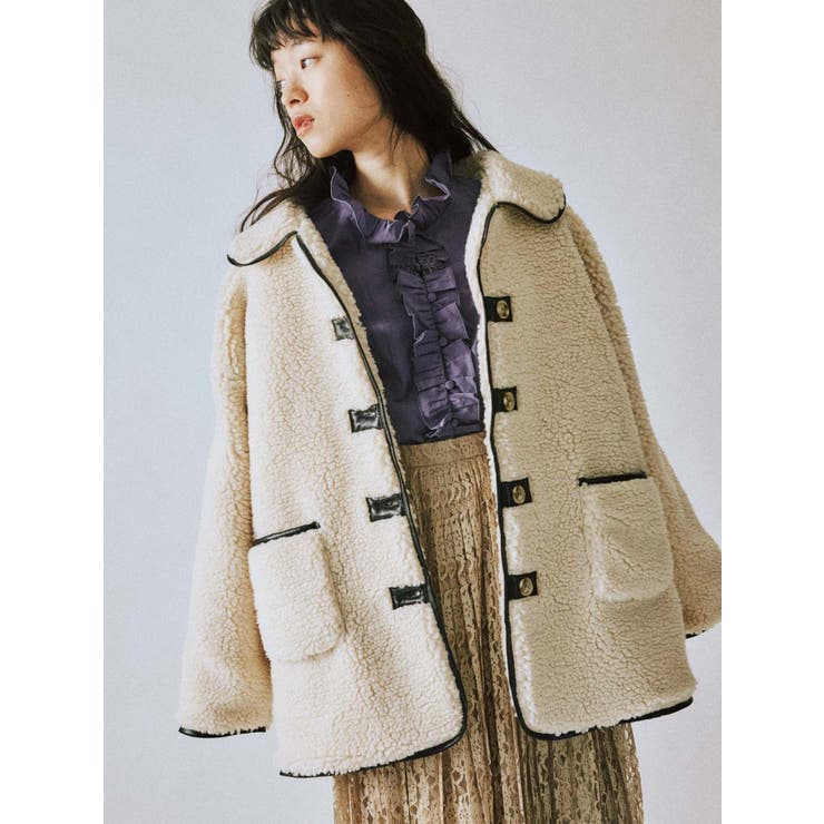 パイピングボアルーズジャケット[品番：MKSW0022869]｜merry jenny