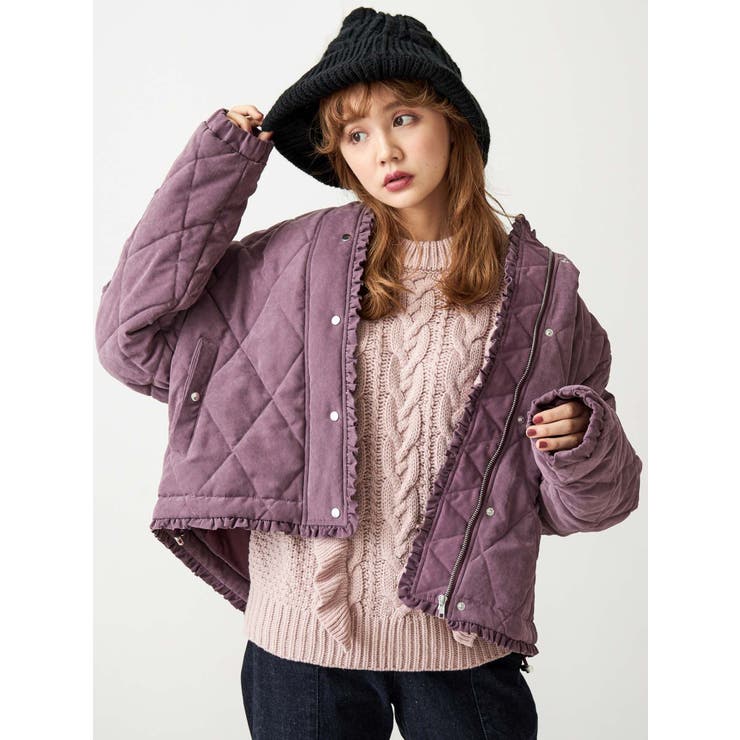 新品タグ付け merry jenny アウター キルティング 2way