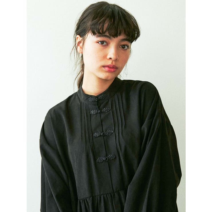 ルーズルーズチャイナワンピース[品番：MKSW0025719]｜merry