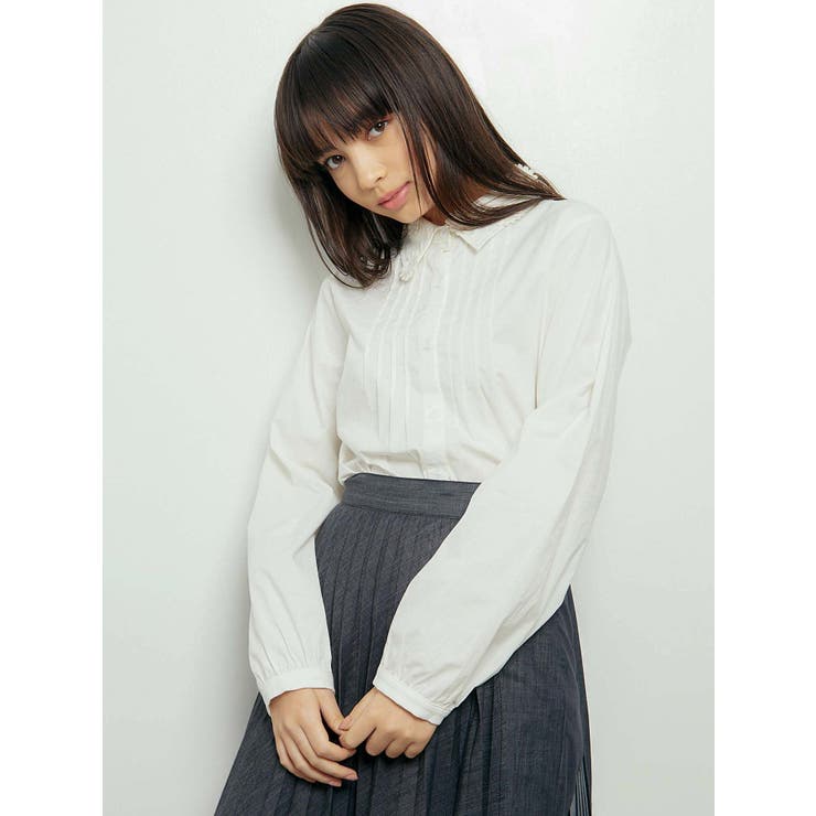 おはなが咲いたブラウス[品番：MKSW0025937]｜merry jenny（メリージェ 
