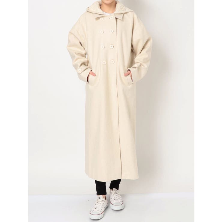 merry jenny レースロングコート merry jenny グレー ロングコート