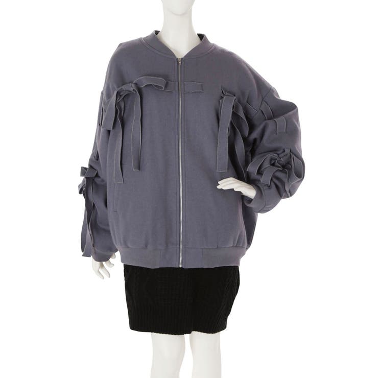 Ribbon Stitch blouson[品番：MKSW0026976]｜merry jenny